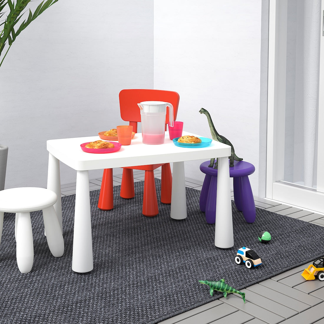 MAMMUT Children s Table In Outdoor 77x55 cm miscexpress