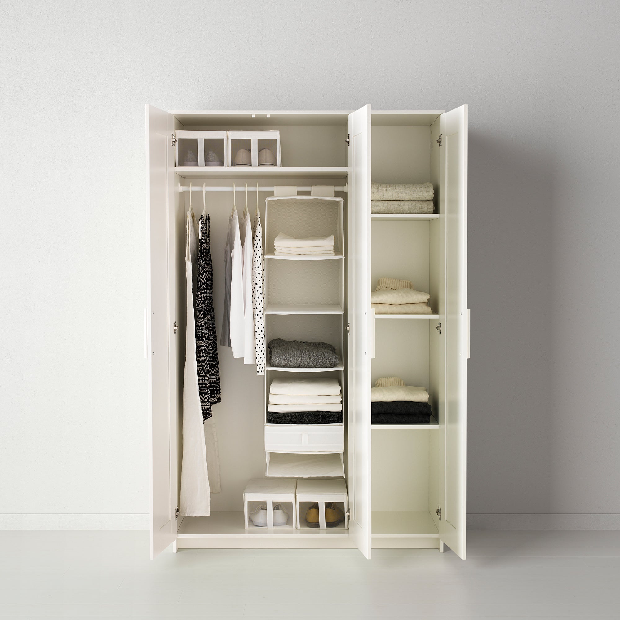 BRIMNES 3-Door Wardrobe