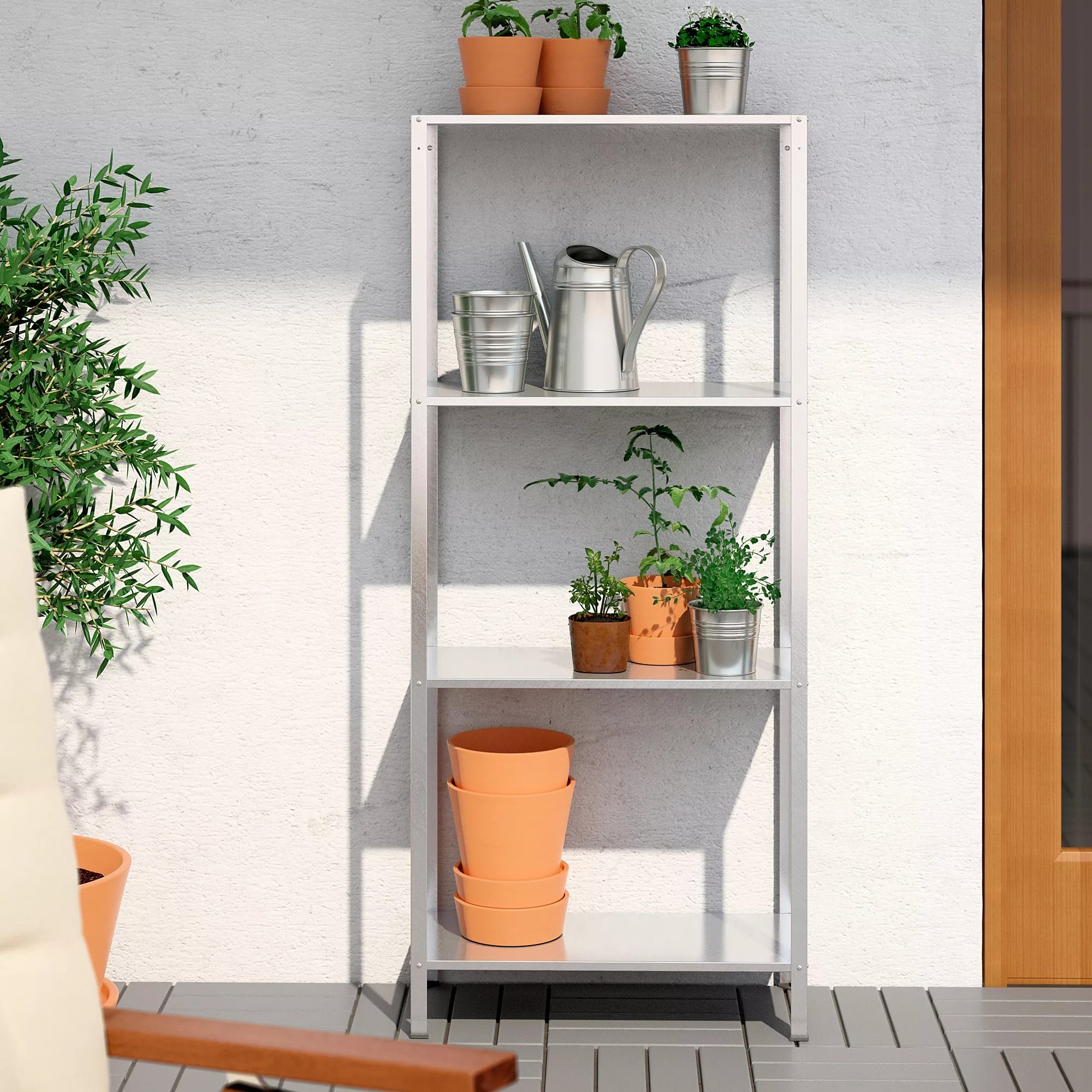 HYLLIS Shelving Unit, 60x27x140 cm