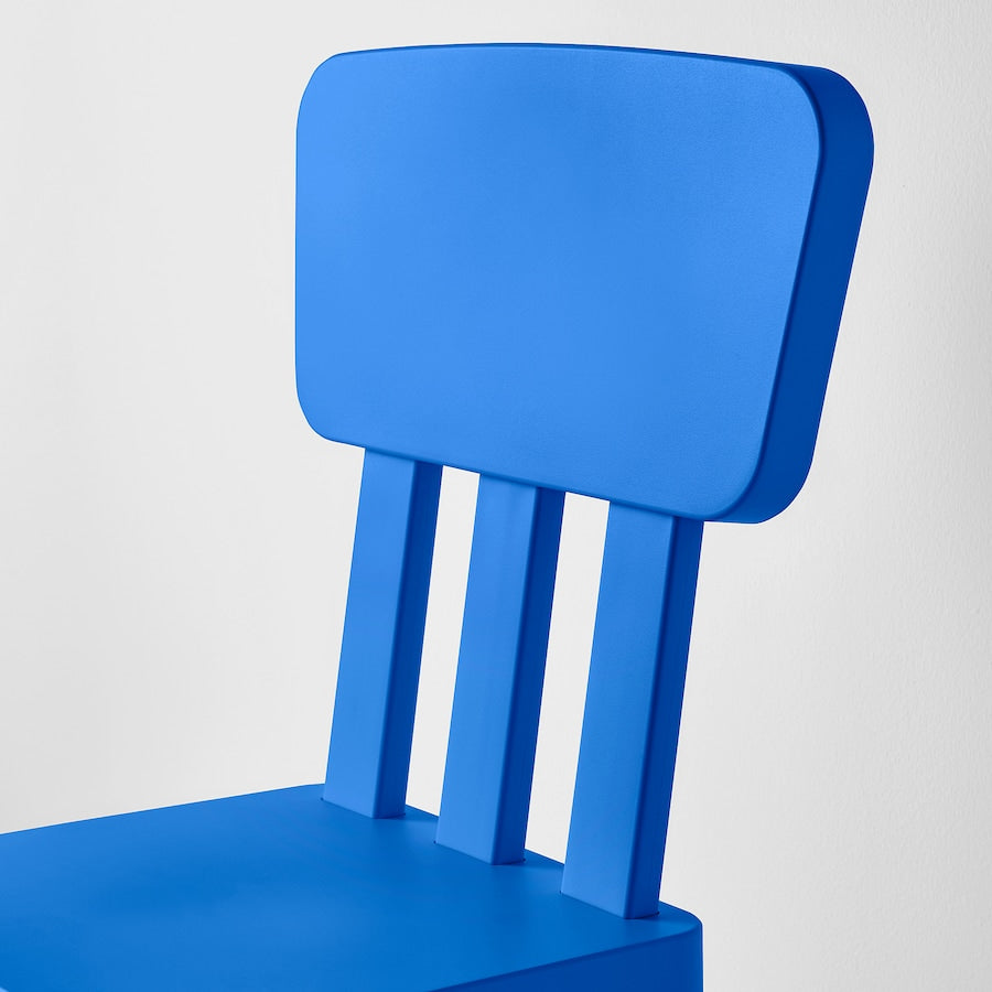 MAMMUT Children's Chair, In/Outdoor, Blue
