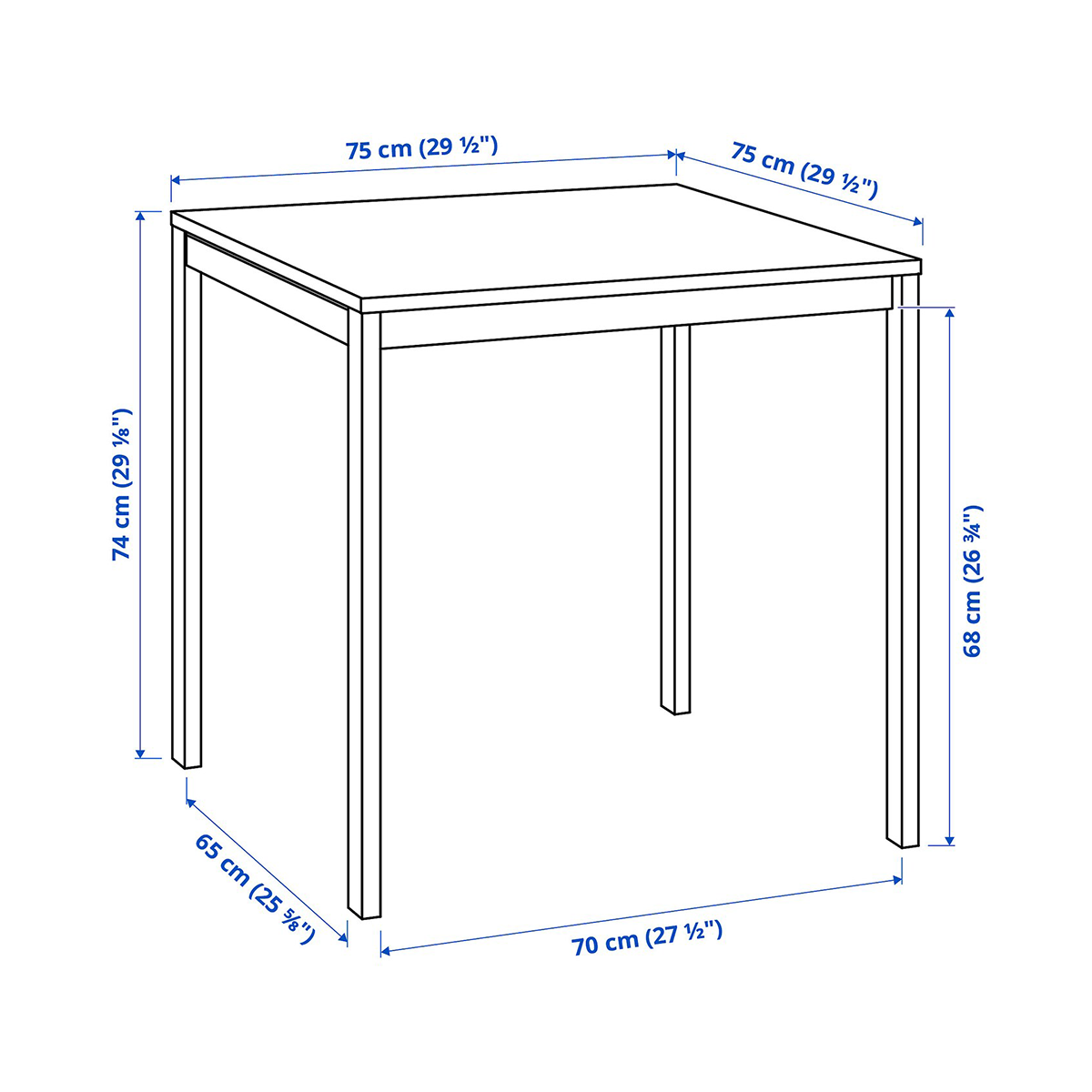 MELLTORP Dining Table 75cm