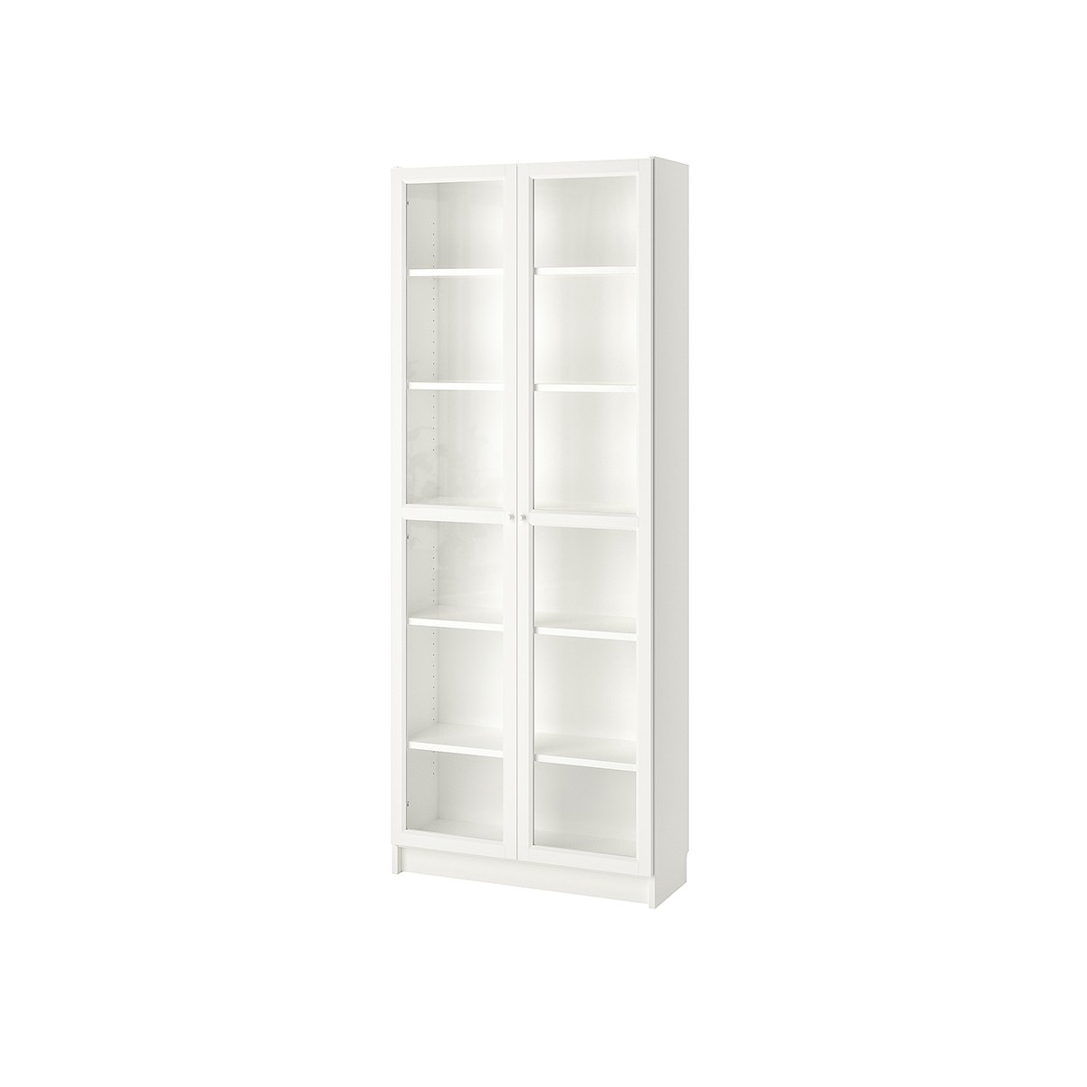 BILLY / OXBERG Bookcase with Glass Door, 80x202 cm
