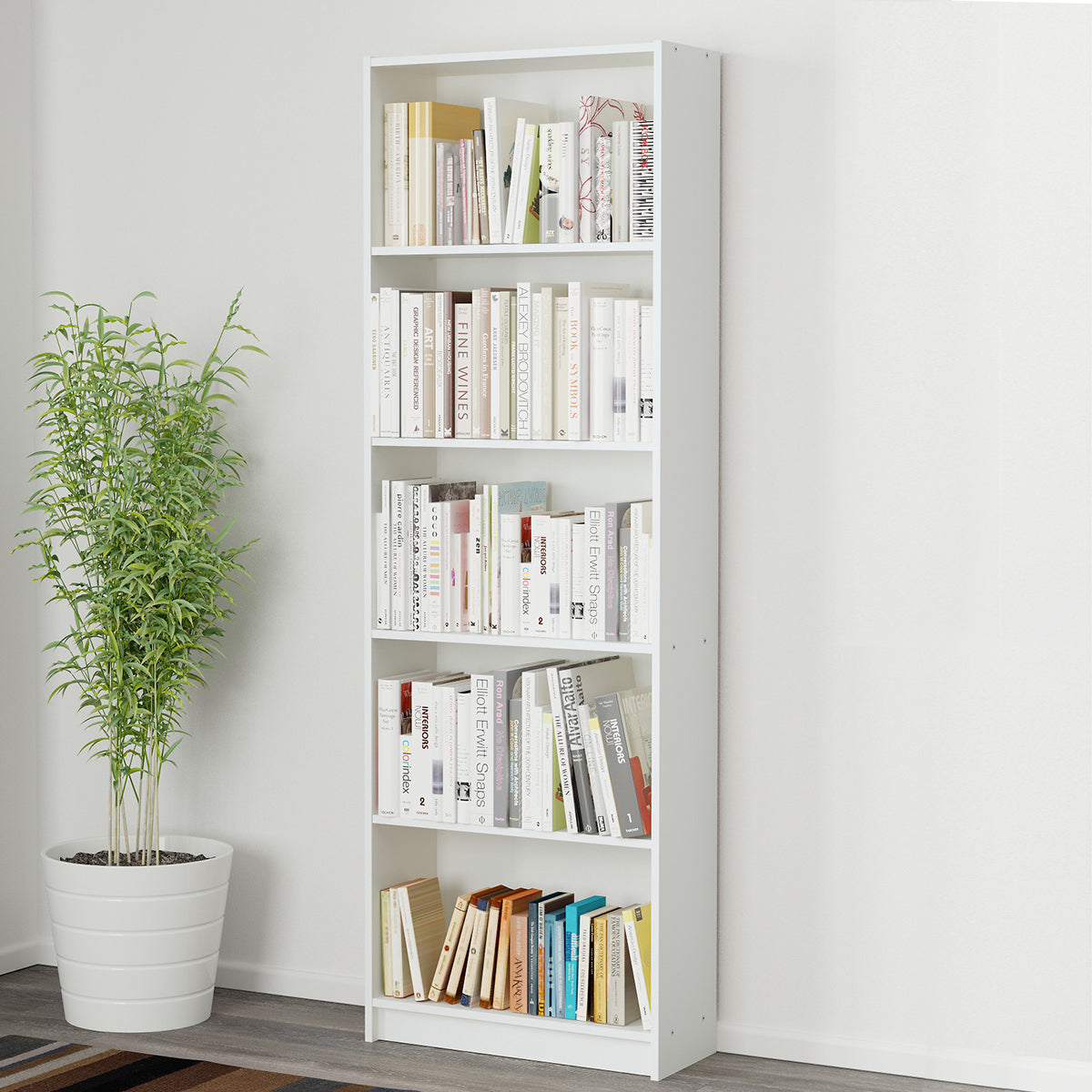 GERSBY Bookcase, 60x180 cm