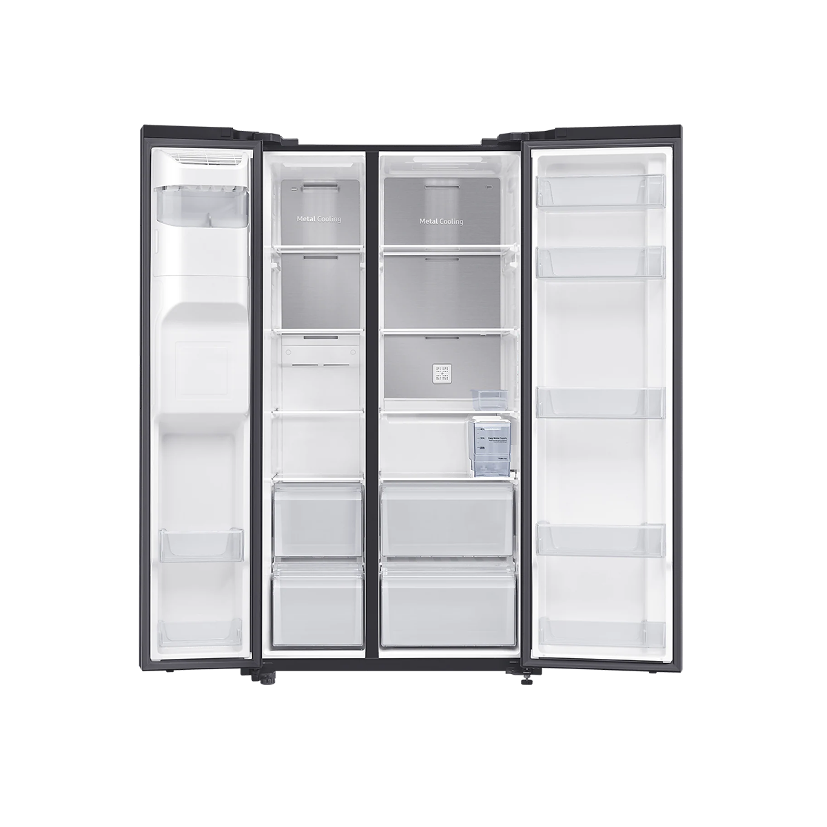 Samsung 660L Side by Side Refrigerator with Space Max