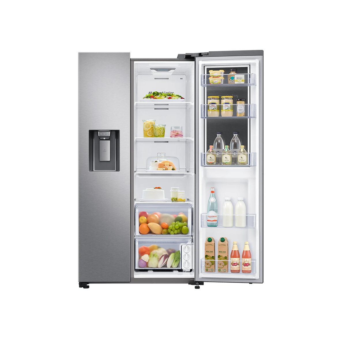 Samsung 849L Side-by-Side Refrigerator with Water Dispenser
