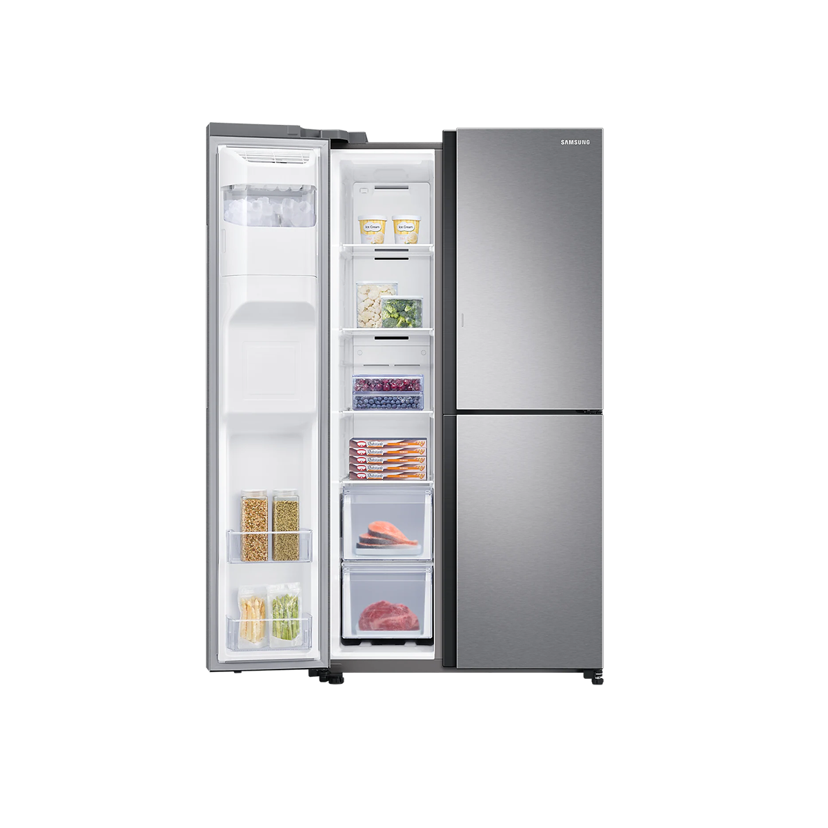 Samsung 849L Side-by-Side Refrigerator with Water Dispenser